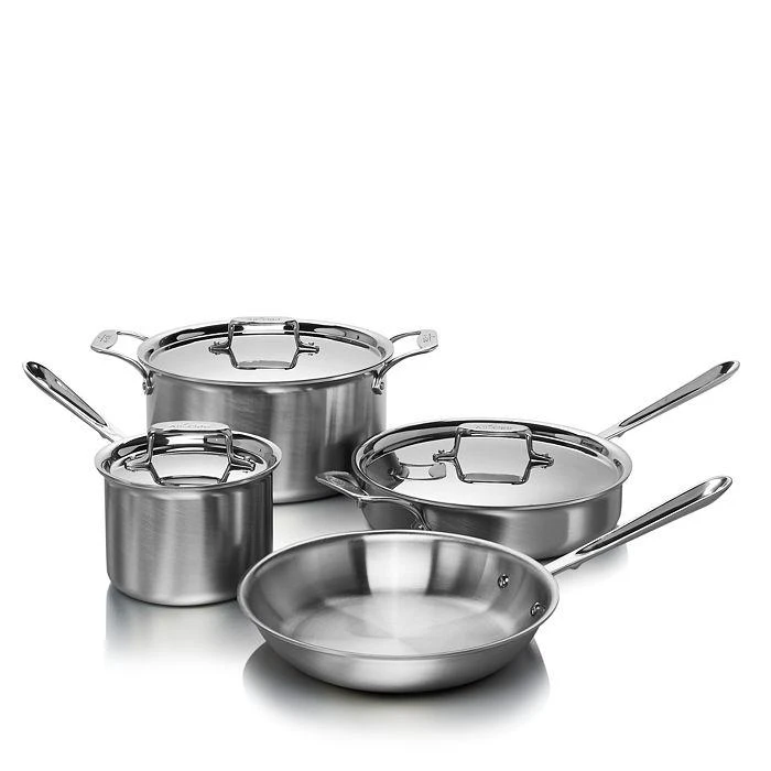 All-Clad d5 Stainless Brushed 7-Piece Cookware Set - Exclusive 2