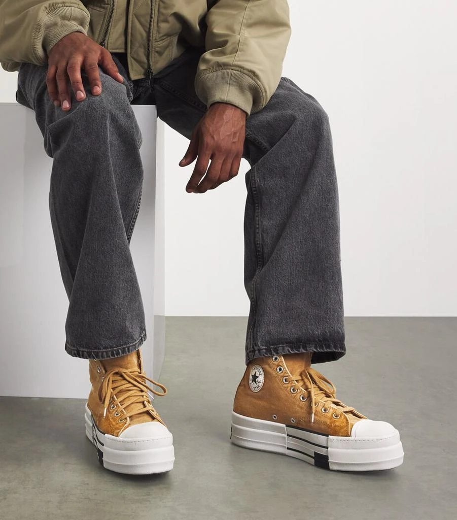 Rick Owens x Rick Owens DRKSHDW DBL Drkstr High-Top Sneakers 2