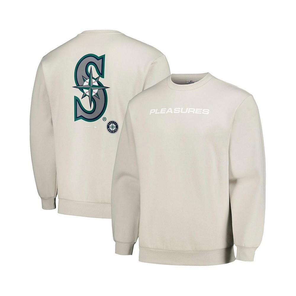 PLEASURES Men's Gray Seattle Mariners Ballpark Pullover Sweatshirt