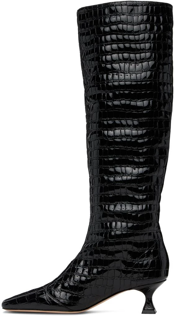 Studio Amelia Black Maverick Calf Boots 3