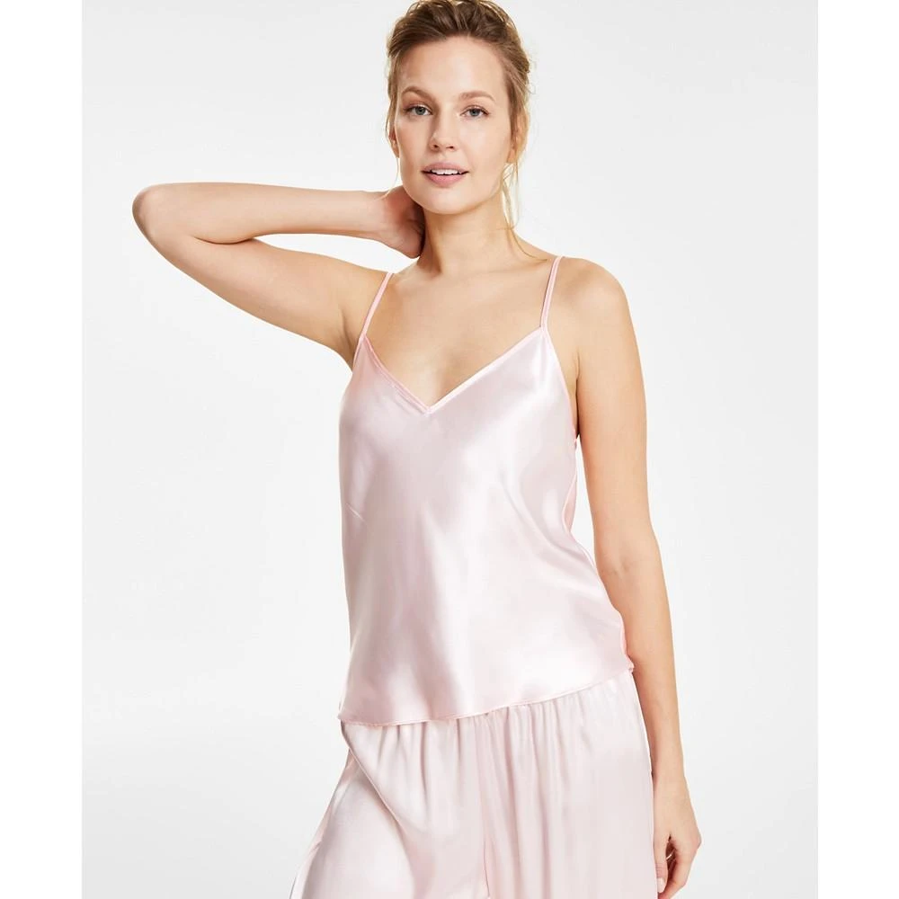 Linea Donatella Women's Marabou 2-Pc. Satin Pajamas Set 7