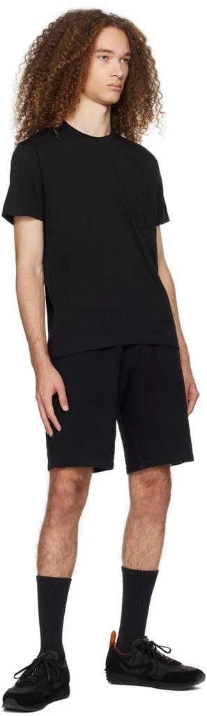 Sunspel Black Riviera T-Shirt 4