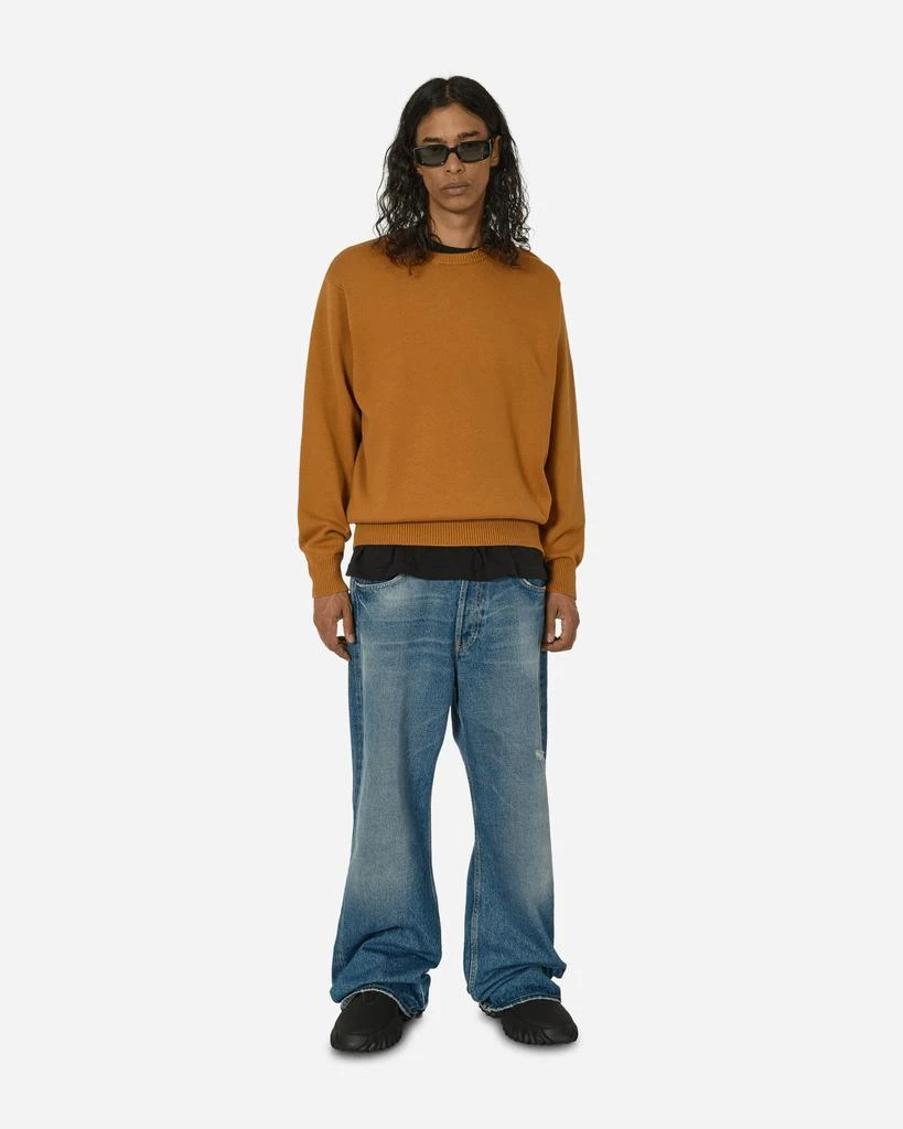 STUSSY Laguna Icon Sweater Tan 4