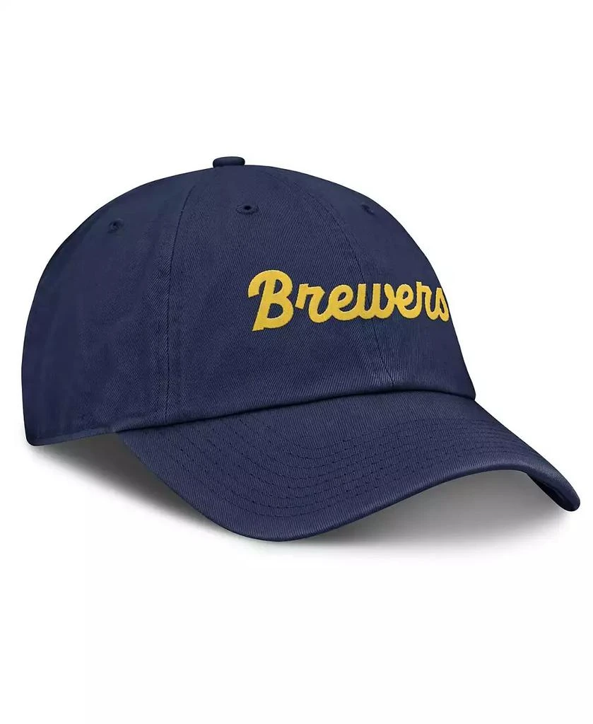 NIKE Women's Navy Milwaukee Brewers Club Adjustable Hat 3