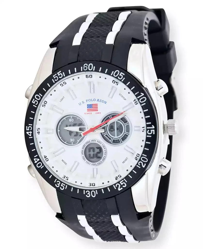 U.S. POLO ASSN. U.S. Polo Association Men's Silver Strap Watch 1