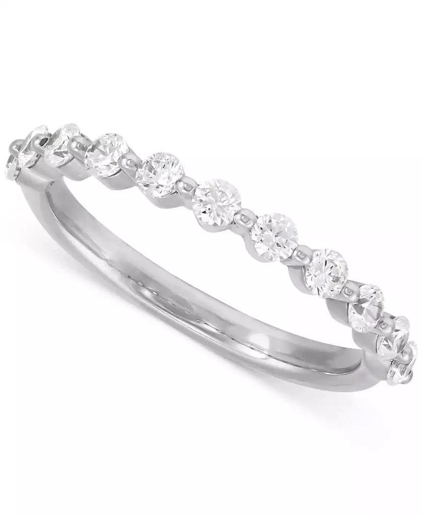 Grown With Love Certified Lab Grown Diamond Anniversary Band (1/2 ct. t.w.) in 14k White Gold 1