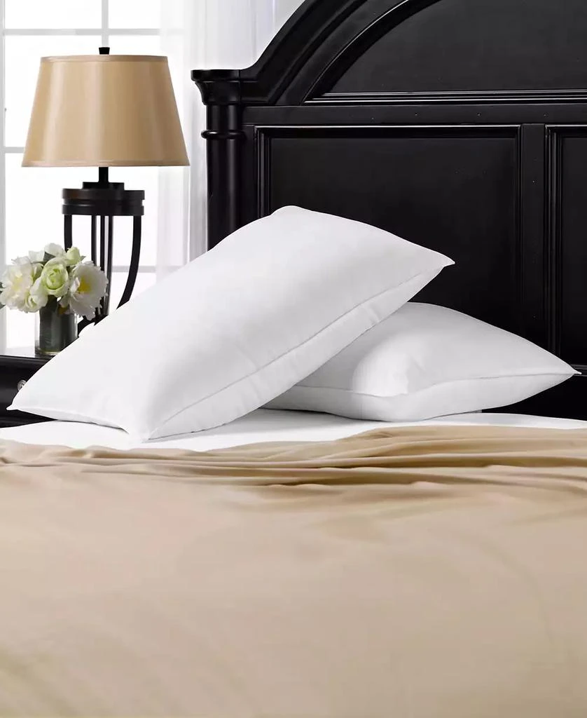 Ella Jayne Overstuffed Plush Allergy Resistant Gel Filled Side/Back Sleeper Pillow & Mattress Protector Set 7