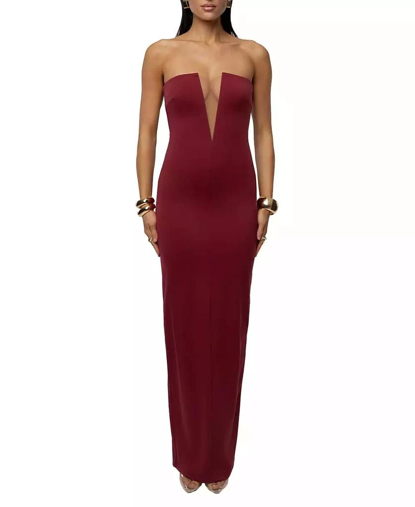 JLUXLABEL Women's Midnight Illusion Maxi Gown