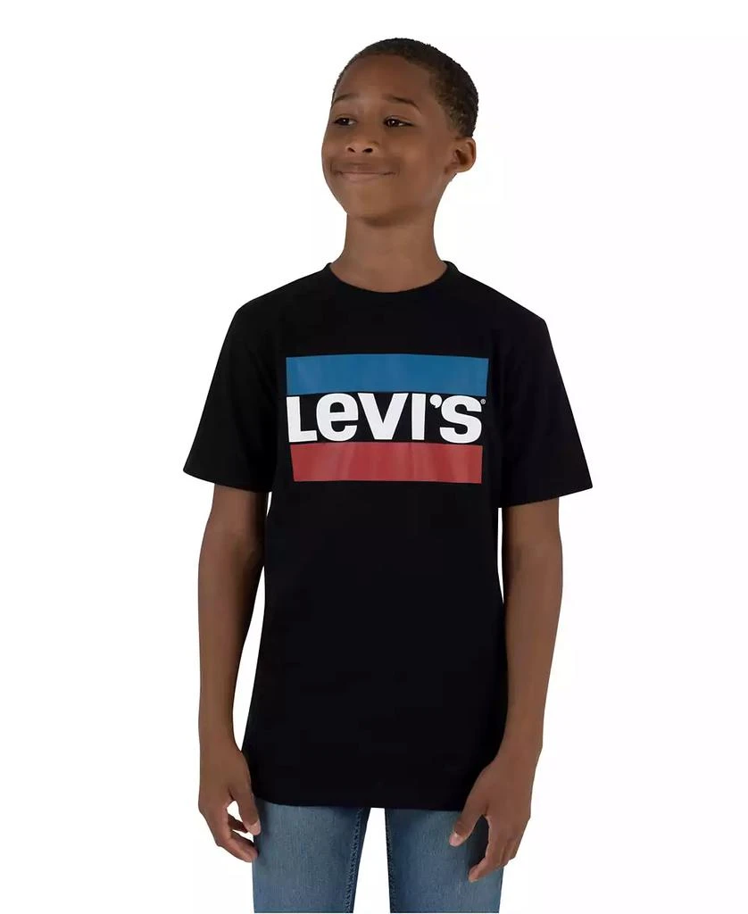 Levi's Big Boys Logo-Print Cotton Crewneck T-Shirt 1