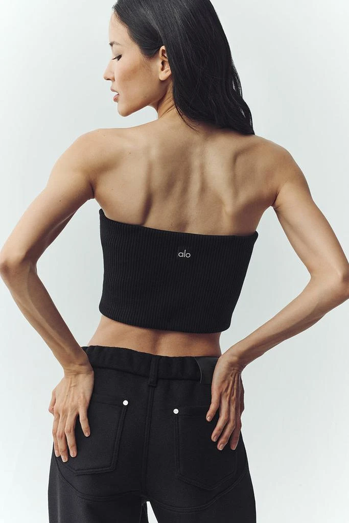 Alo Wool Blend Nightcap Corset Top - Cafe Au Lait 2