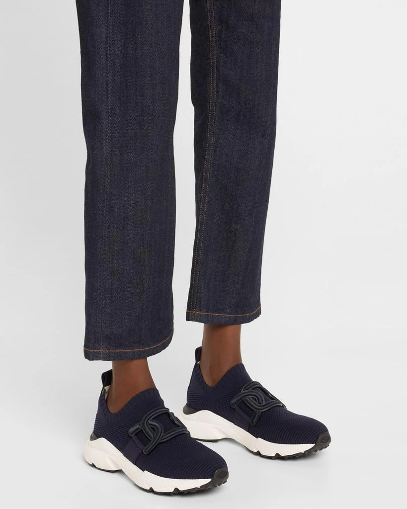 Tod's Stretch Knit Chain Runner Sneakers 2