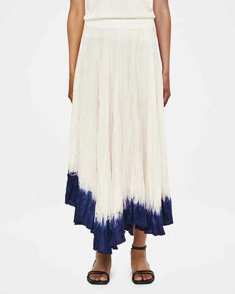 Joseph Crinkled Tie-Dye Handkerchief Midi Skirt 4
