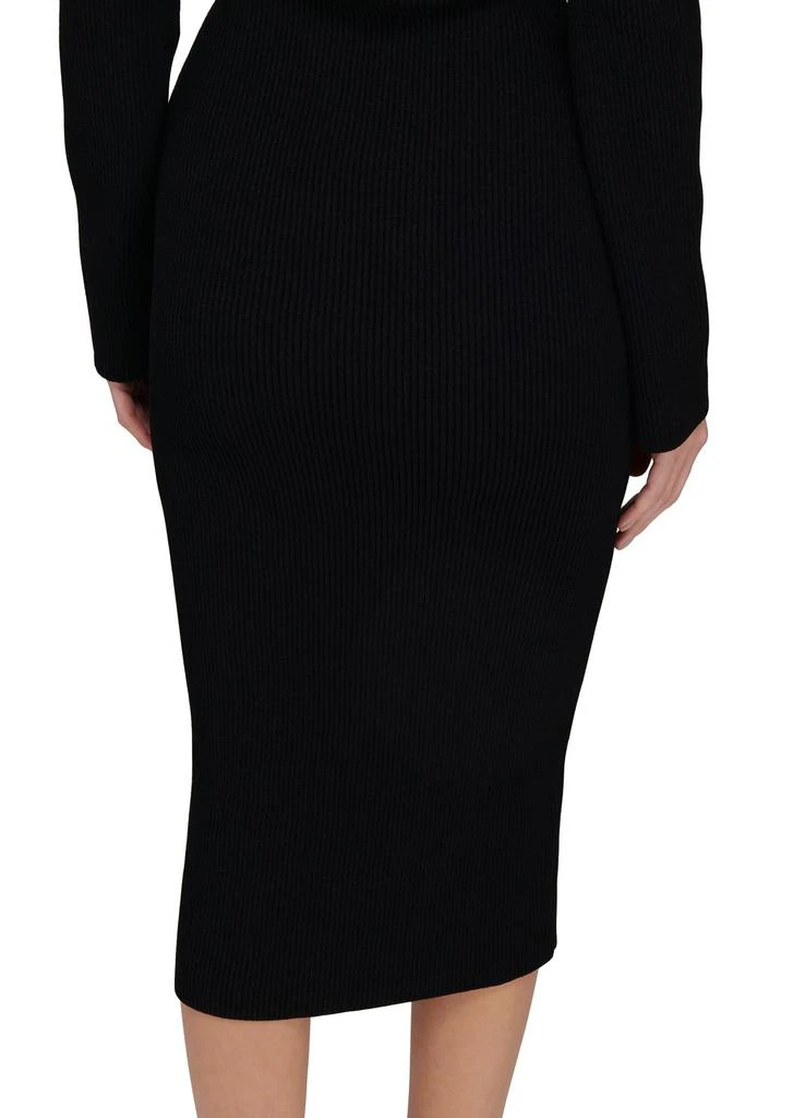 khaite beth ribbed-knit midi dress Khaite // Ribbed Knit Annika Midi Dress – VSP Consignment main image 0
