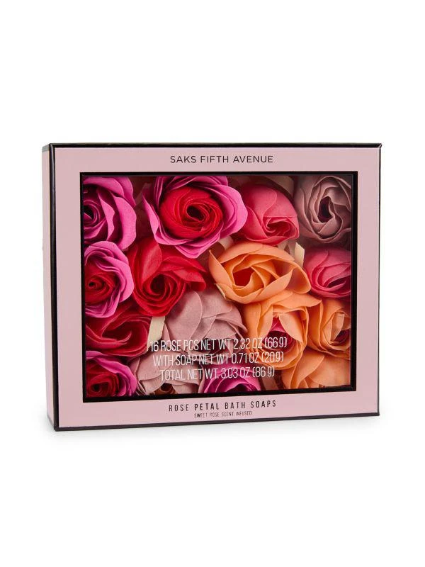 Saks Fifth Avenue 16 Rose Petal Bath Soaps 1