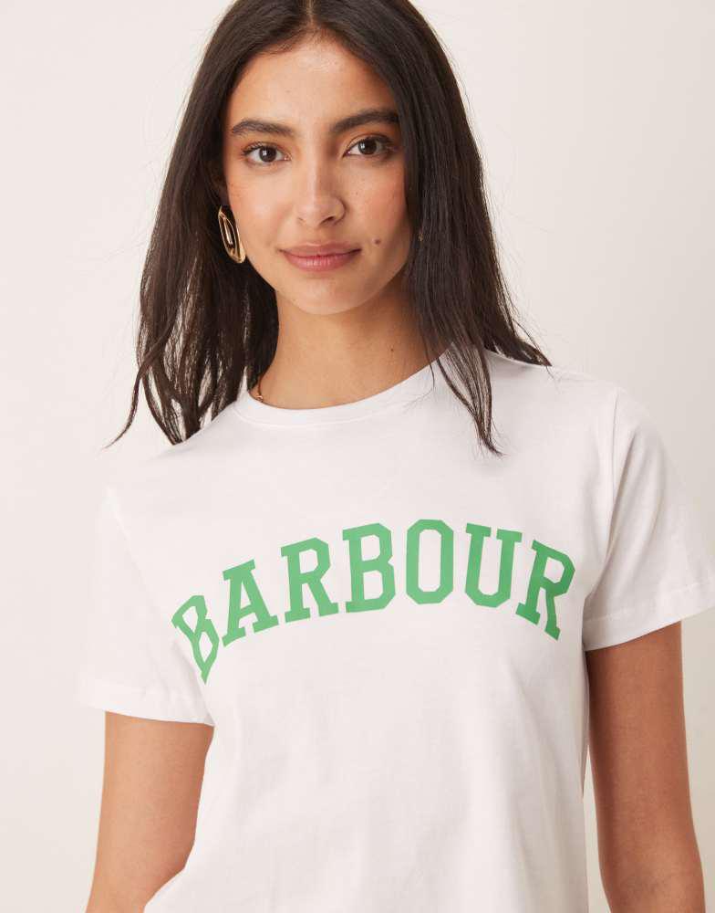 Barbour barbour bailey t-shirt in white