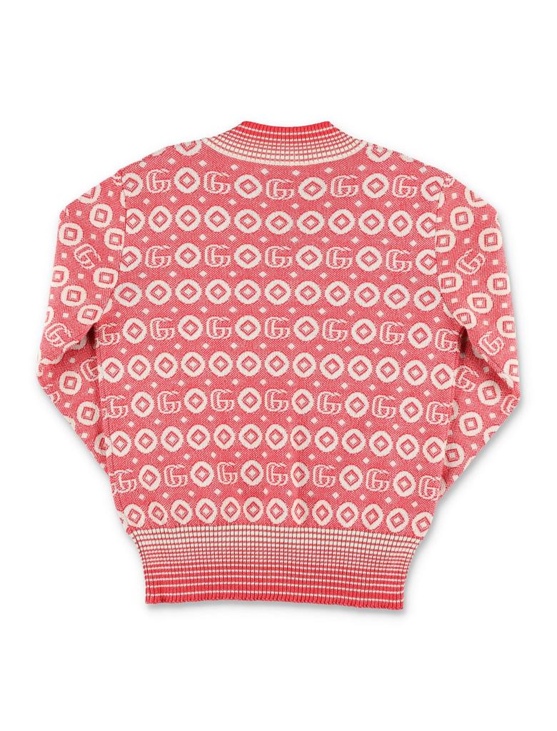 Gucci Kids Gucci Kids Double G Jacquard Knitted Jumper