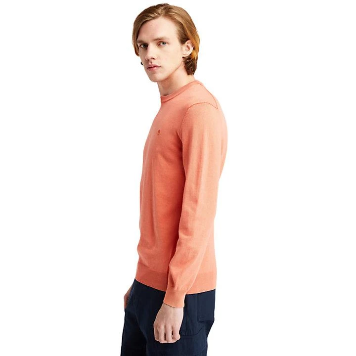 Timberland Lightweight Washed Jumper for Men in Orange 4