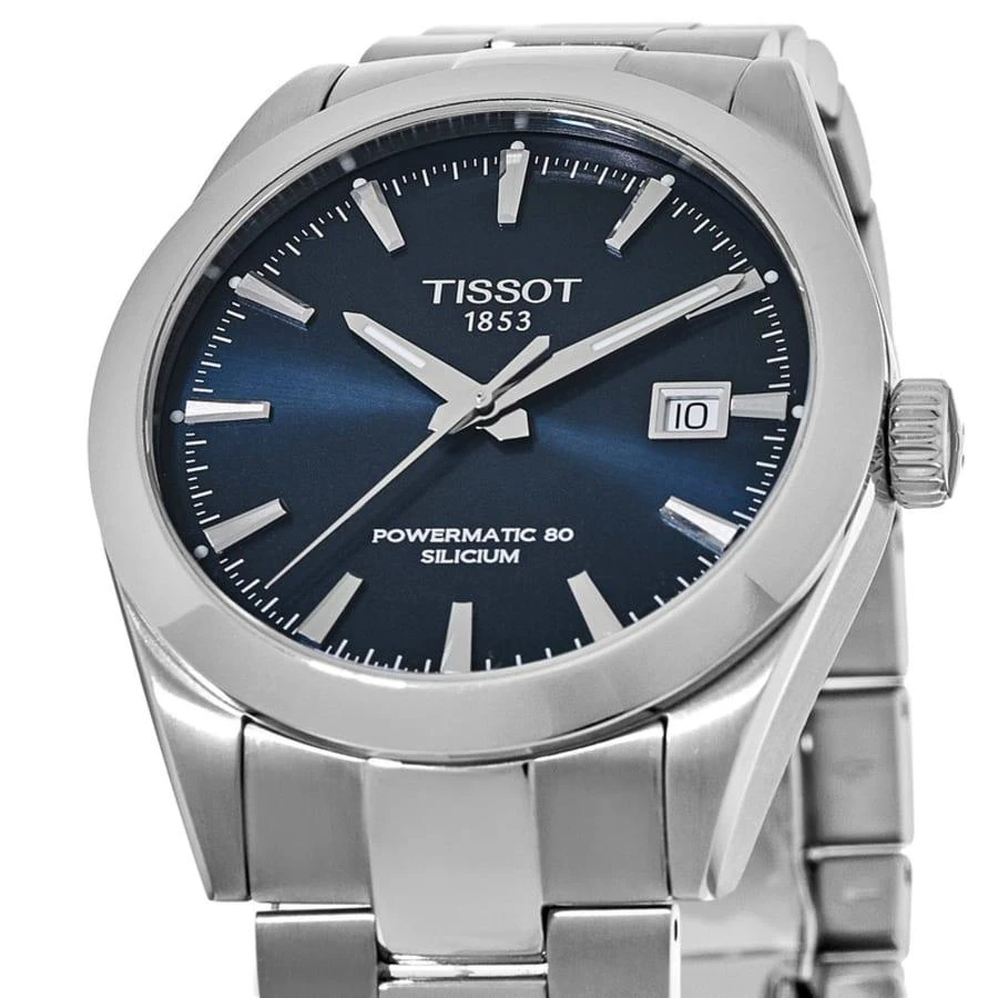 Tissot Gentleman Powermatic 80 Blue Dial Stainless Steel Men's Watch T127.407.11.041.00 2