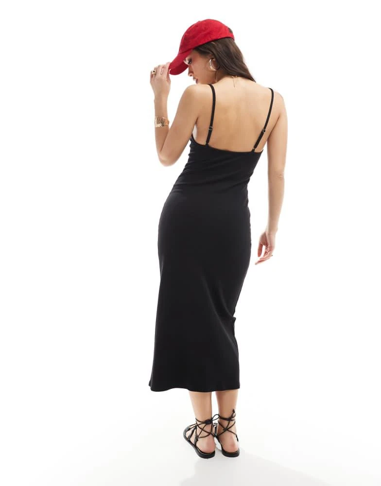 Cotton:On Cotton on Byron low back maxi dress in black 4