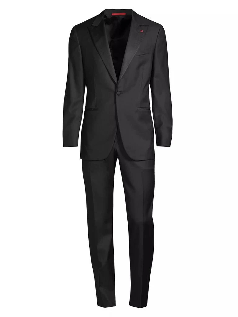 Isaia Sanita Two-Button Wool Tuxedo 1