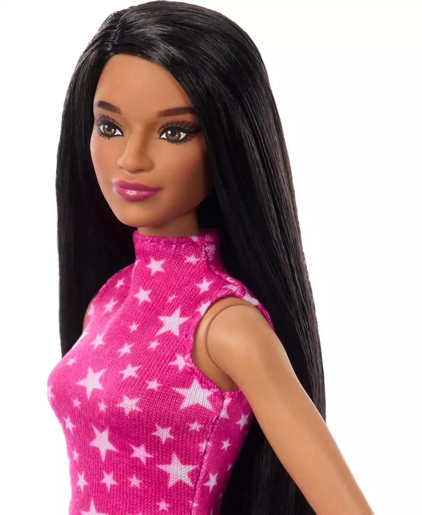 Barbie Fashionistas Doll 215 with Black Straight Hair and Iridescent Skirt, 65th Anniversary 5