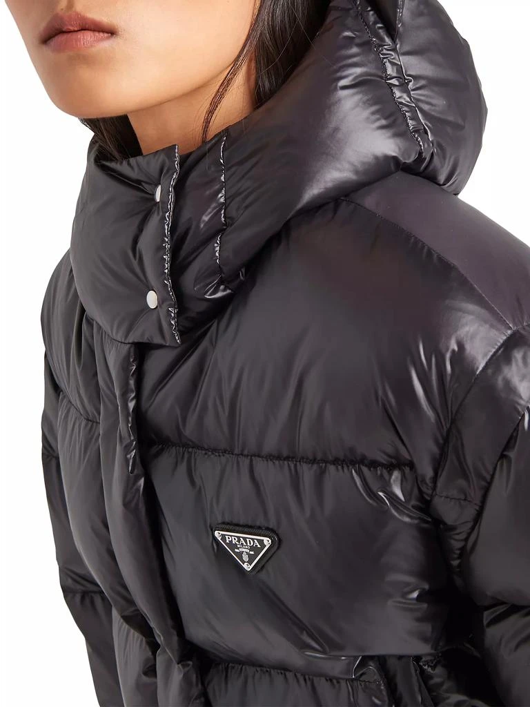 Prada Re-Nylon Convertible Cropped Down Jacket 3