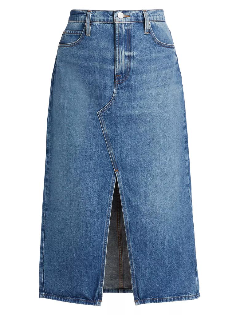 FRAME The Midaxi Denim Skirt