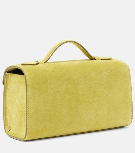 SAVETTE Symmetry Pochette suede tote bag 4