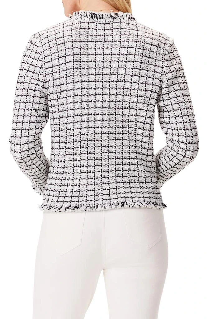 NIC+ZOE Grid Fringe Mix Jacket 2