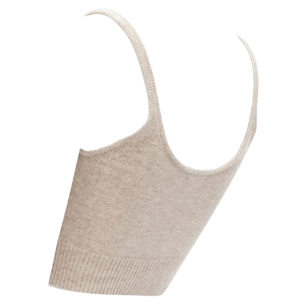 Reformation Varenne recycled cashmere scoop neck cropped tank top 6