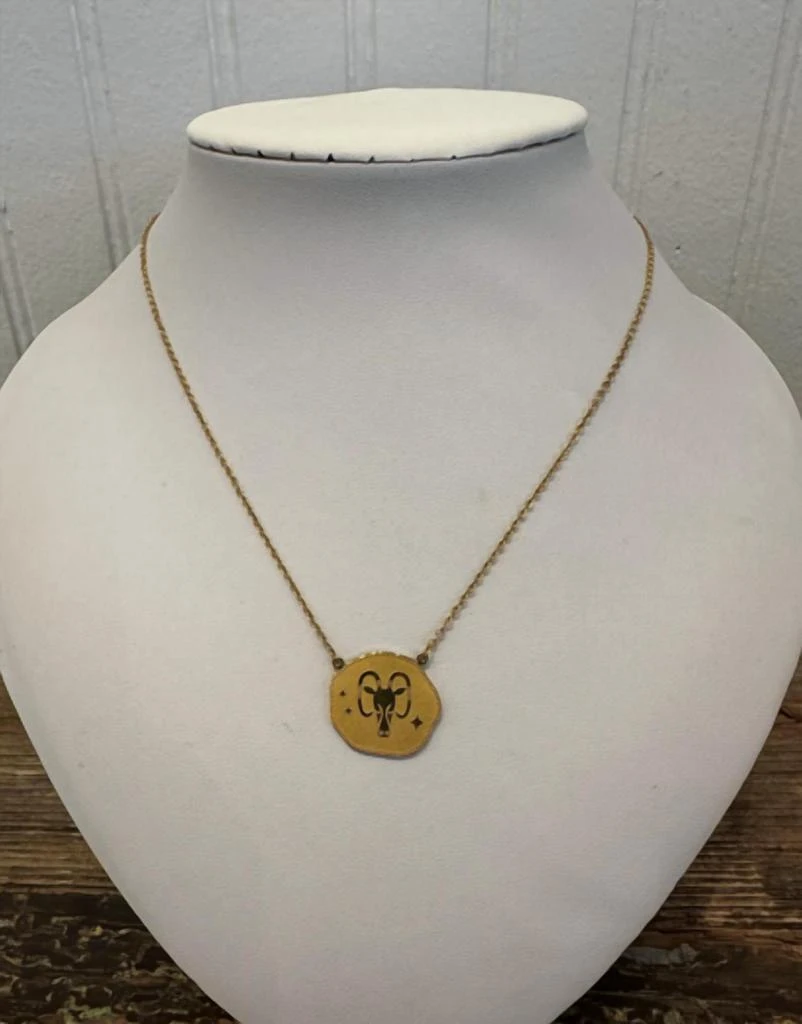 Azi Rasson Azi Rasson - Women
s Zodiac Coin Capricorn Necklace