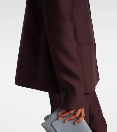 Khaite Silvannah wool and silk blazer 6