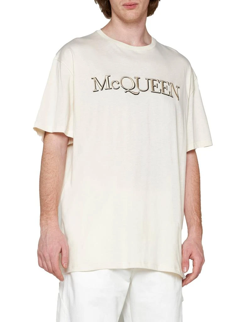 Alexander McQueen Alexander McQueen Logo Printed Crewneck T-Shirt 2