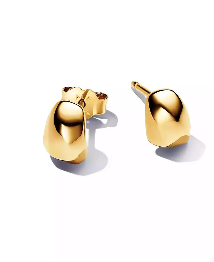 PANDORA 14K Gold-Plated   Shaped Stud Earrings 1