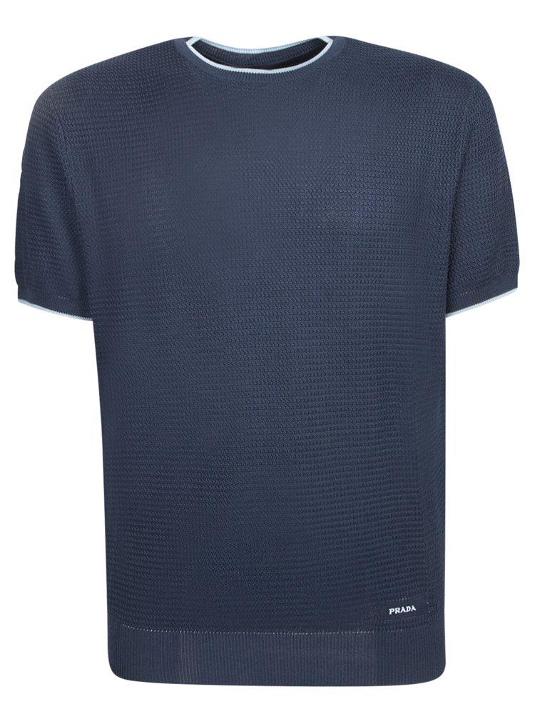 Prada Prada Short-Sleeved Crewneck Jumper