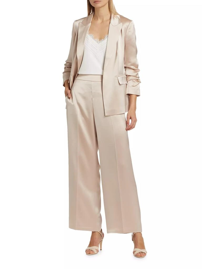 Elie Tahari Ashlynn Satin Cropped Wide-Leg Pants 2