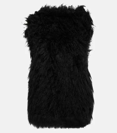 ANN DEMEULEMEESTER Norine faux fur minidress 1
