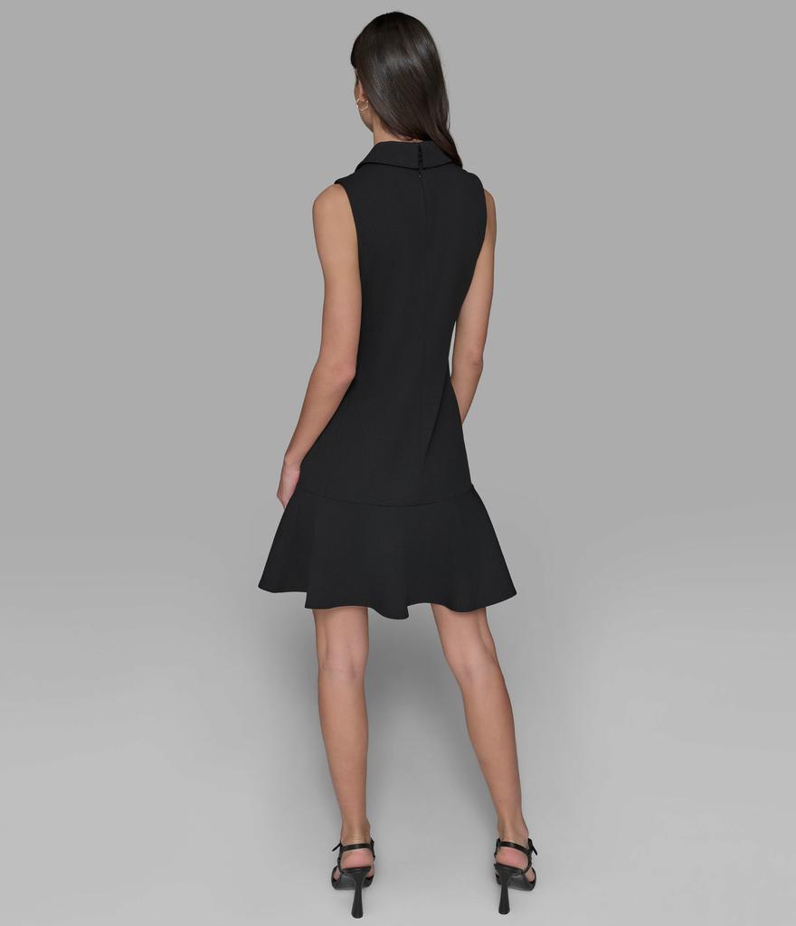 Karl Lagerfeld Paris SLEEVELESS COLLARED DRESS