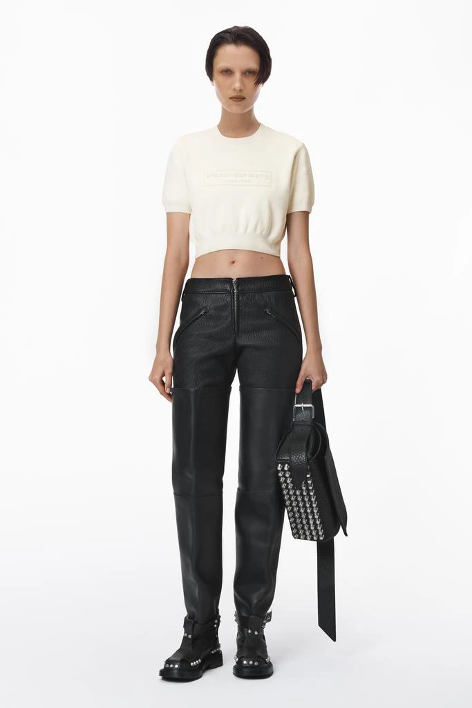 Alexander Wang Logo-Embossed Ribbed Chenille Sweater 6