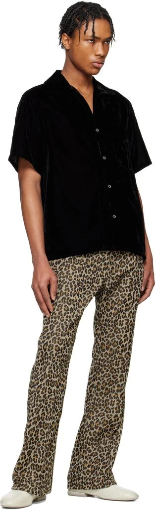 Needles Black Italian Collar Shirt 4