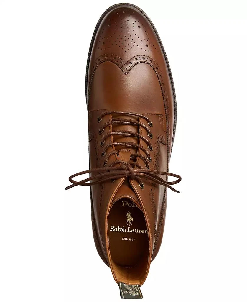 Ralph Lauren Men's Asher Leather Wingtip Boot 3
