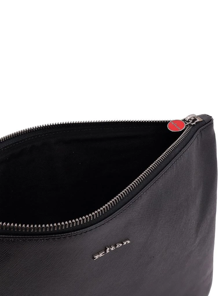 Kiton Kiton Logo Plaque Zipped Clutch Bag 3