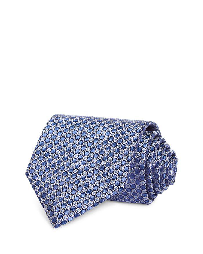 David Donahue Classic Silk Geometric Tie