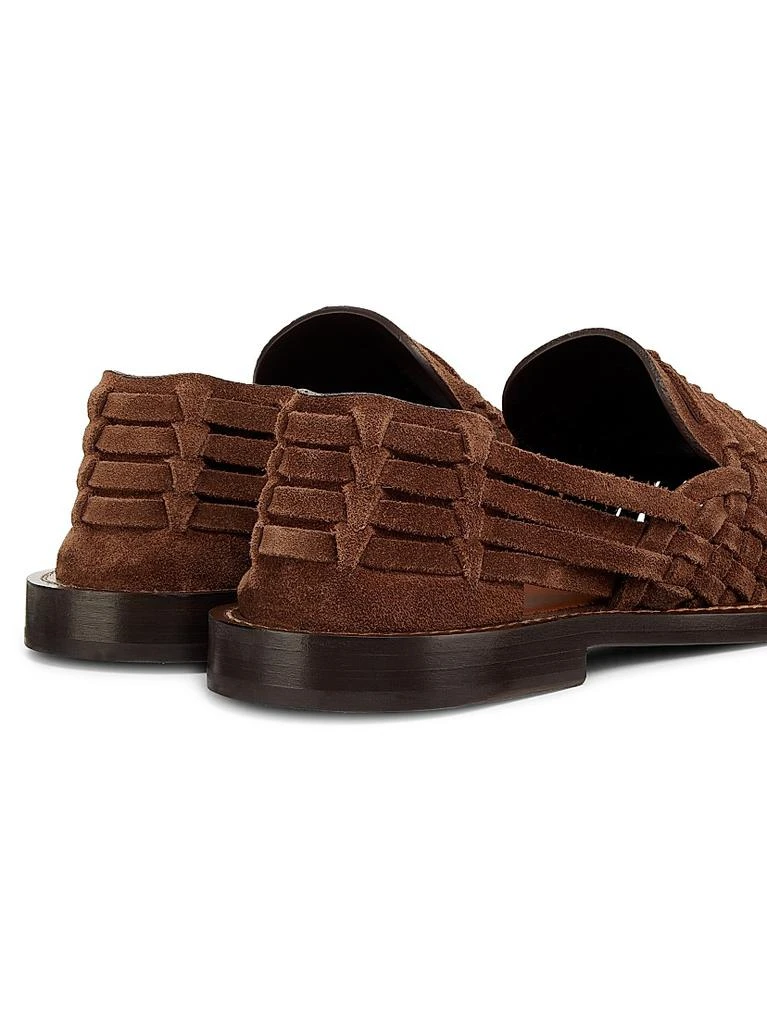 Brunello Cucinelli Woven Leather Sandals 3