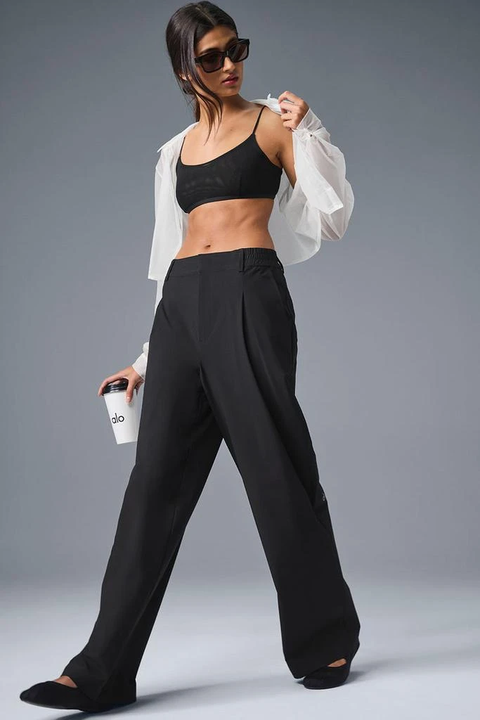 Alo High-Waist Pursuit Trouser (Regular) - Black 1