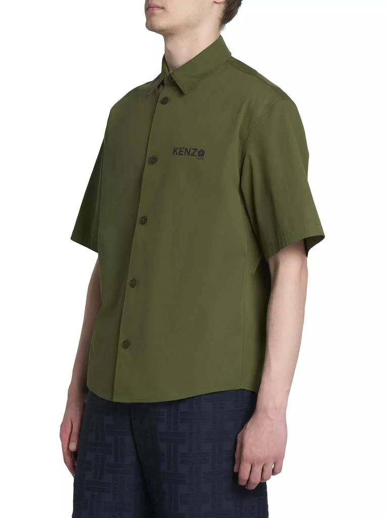 Kenzo Boke Cotton Short-Sleeve Shirt 4
