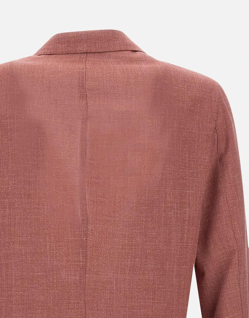 BARBA Wool, silk and linen blazer 4