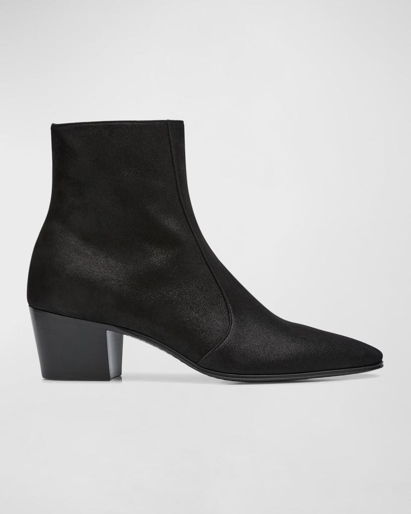 美品　SAINT LAURENT 22SS Vassili 60 ヒールブーツ Saint Laurent Vassili 60 leather ankle boots Saint Laurent