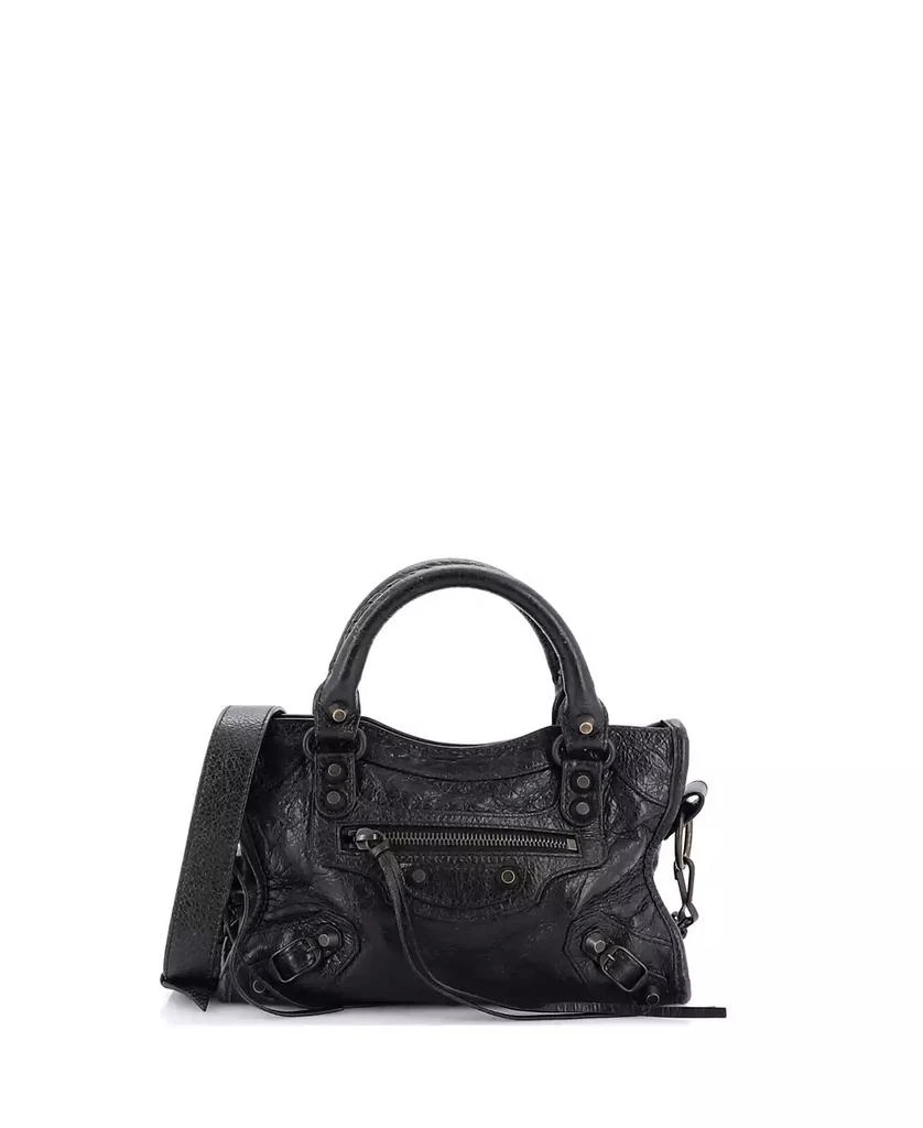 Pre-Owned Balenciaga Mini City Classic Studs Bag Leather