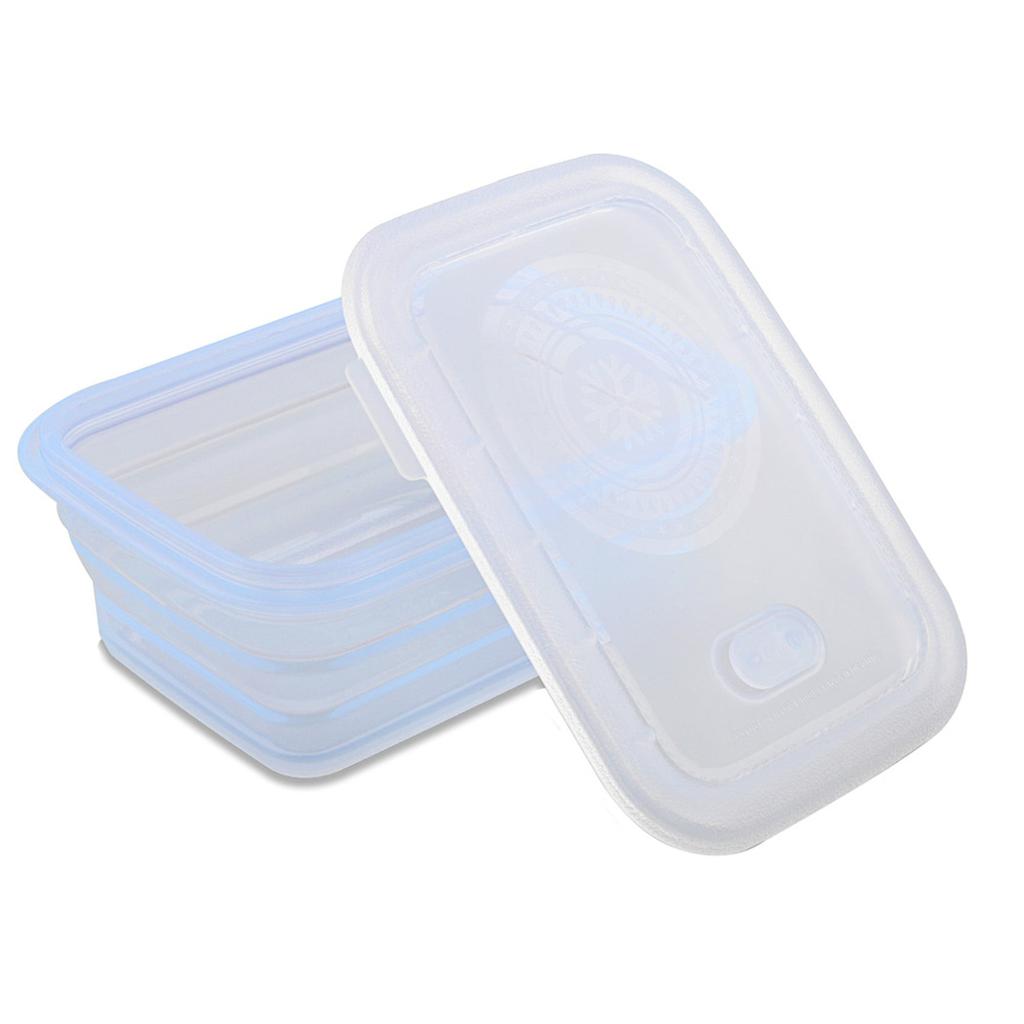 MNML Collapsible Silicone Food Storage Container Set of 6 - 460 ml - Clear